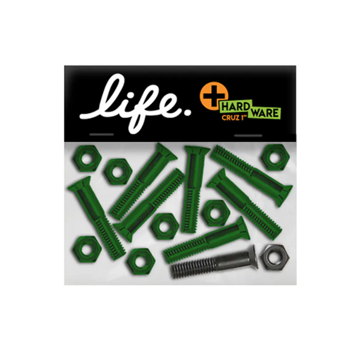 Pernos Life 1" Verde/Negro