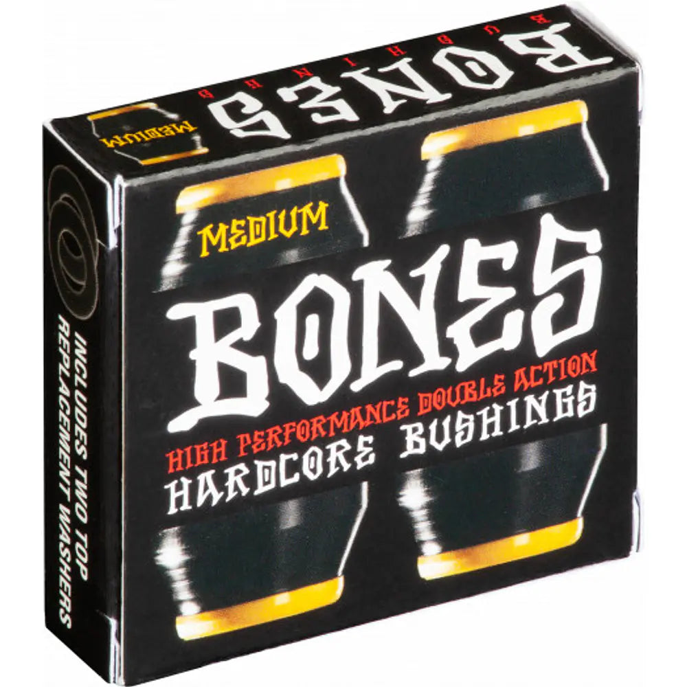 Bushings Bones Hardcore Medium 91A – Negro