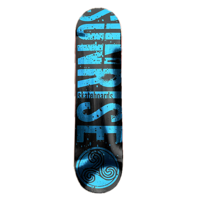 Sunrise - Letras Foil Blue 8.0 + Lija de regalo