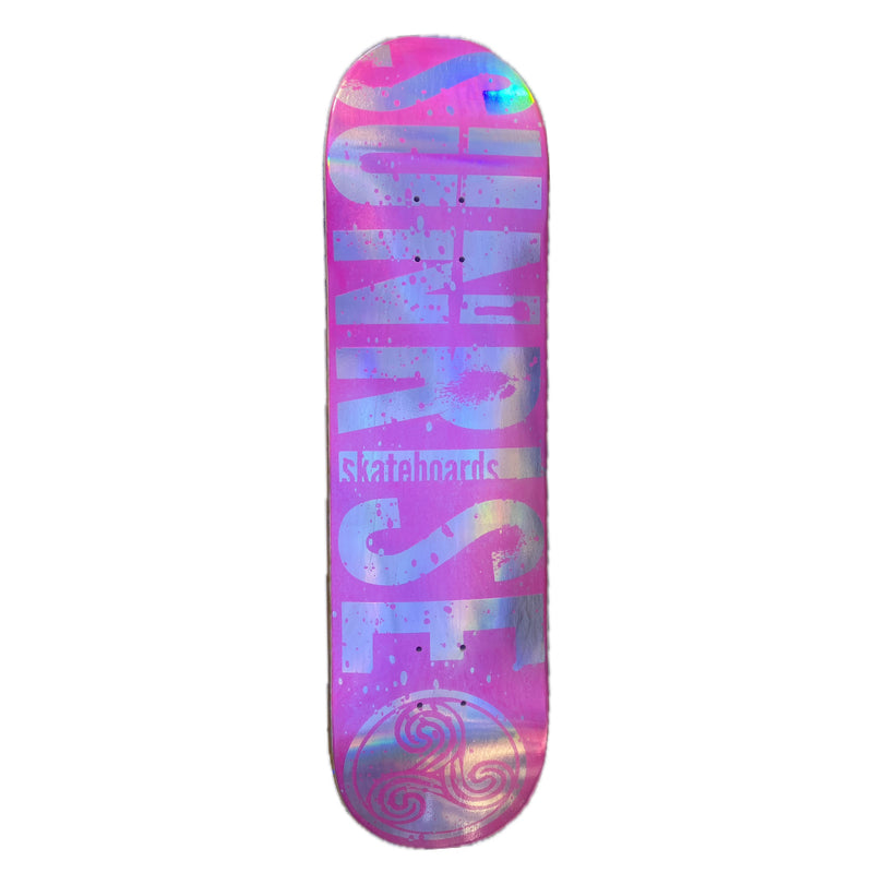 Sunrise - Letras Hologram Pink 8.25 + Lija de regalo
